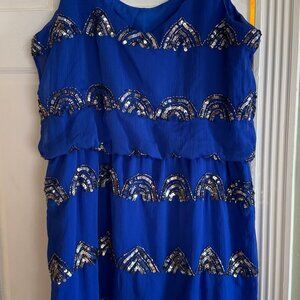 Romeo & Juliet Royal Blue Dress - short